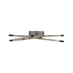 Plafonnier LED Lindby Joline, Ø 60 cm, couleur nickel, métal — profil latéral — photo fabricant