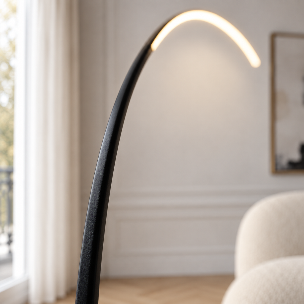 lumera — noir, détail de finition