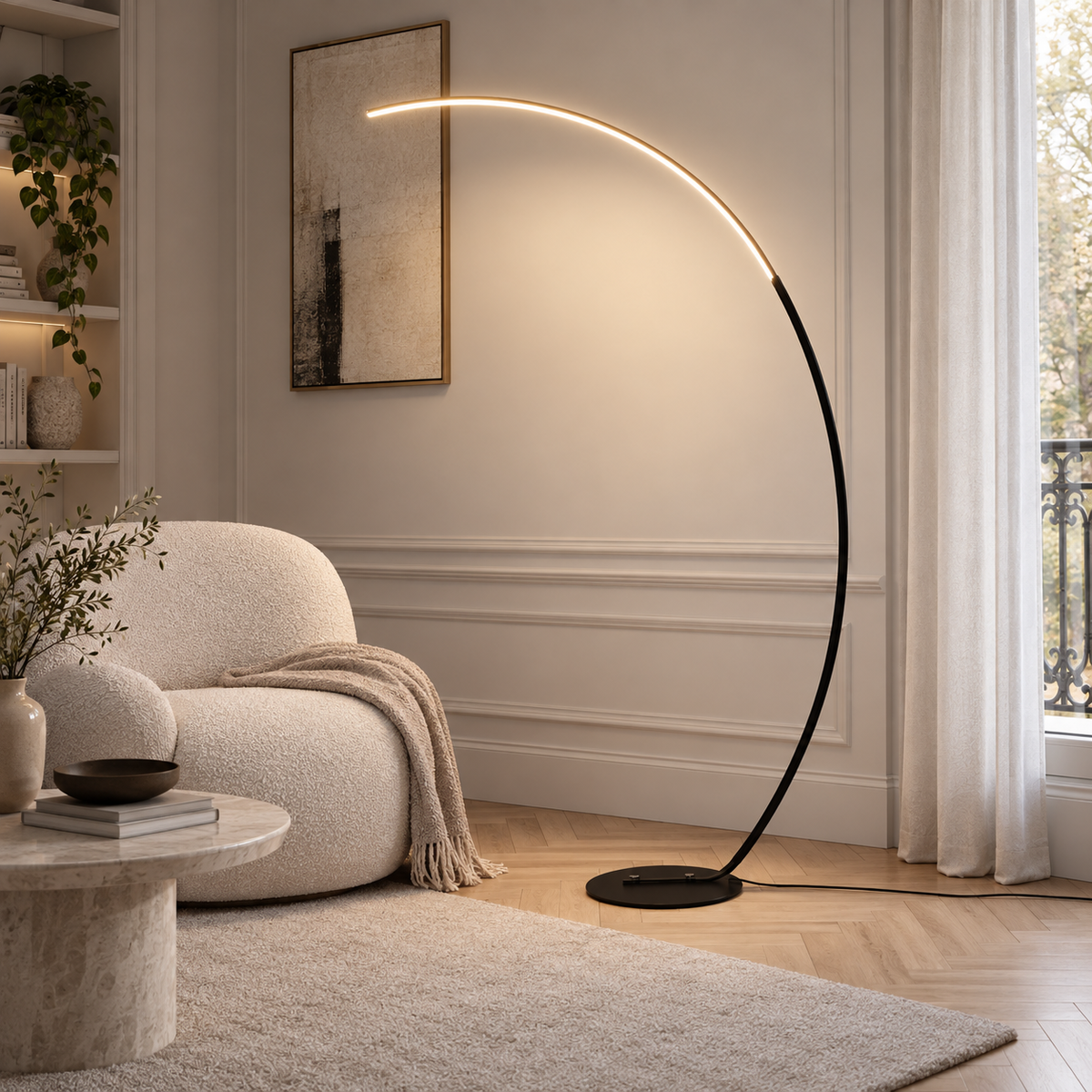 lumera — noir, vue latérale