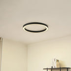 Plafonnier LED Lucande Neor, noir, Ø 60 cm, CCT, à intensité variable — vue 2, référence 10040175