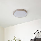 Plafonnier LED Lindby Zylo, taupe, Ø 49 cm, CCT à intensité variable — vue 3, référence 10041632