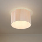 Plafonnier Lindby Libbie, Ø 45 cm, lin, couleur crème — vue 1, référence 10041971