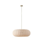 Suspension Lindby Helin, beige, Ø 70 cm, textile, 3 x E27 — vue 2, référence 10043497