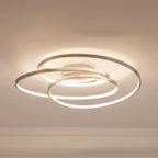 Plafonnier LED Lindby Joline, Ø 60 cm, couleur nickel, métal — vue 1, référence 9639127