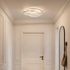 Plafonnier LED Lindby Joline, Ø 60 cm, couleur nickel, métal — vue 2, référence 9639127