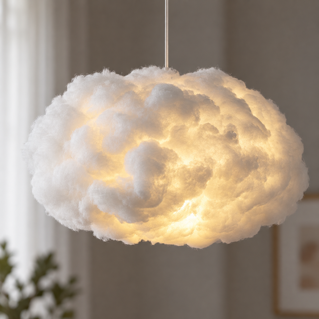 nuage — coton blanc, détail rapproché