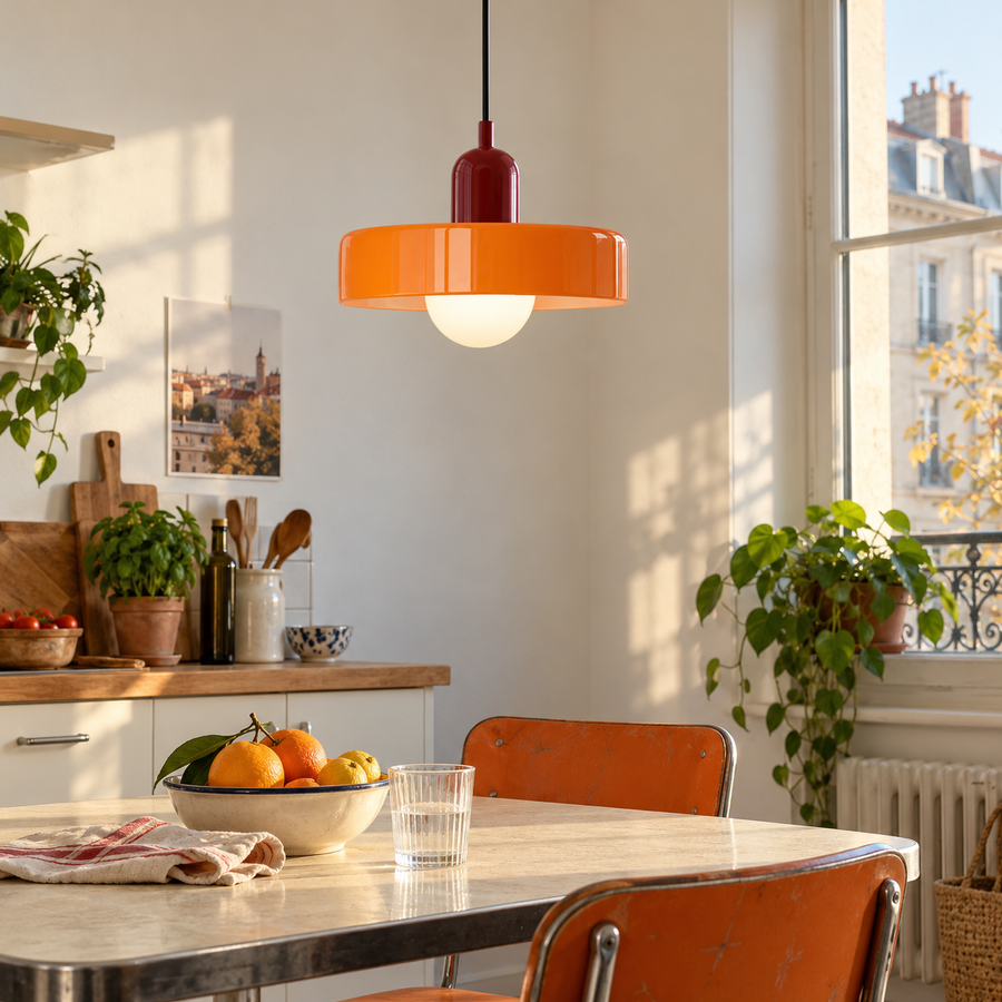 Photo d’ambiance créée : Sixties dans un intérieur habité.