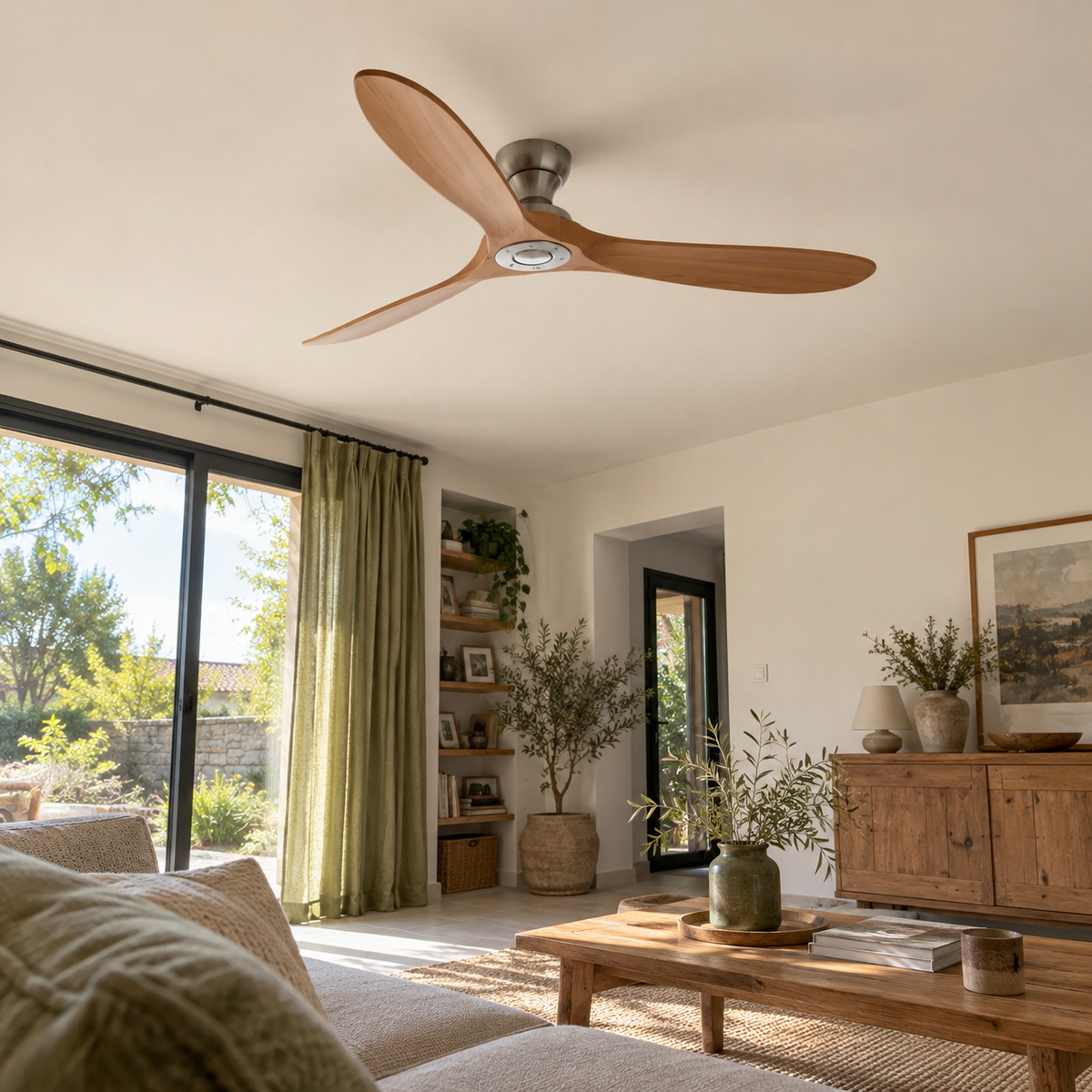 Photo d’ambiance créée : Alizé dans un intérieur habité.