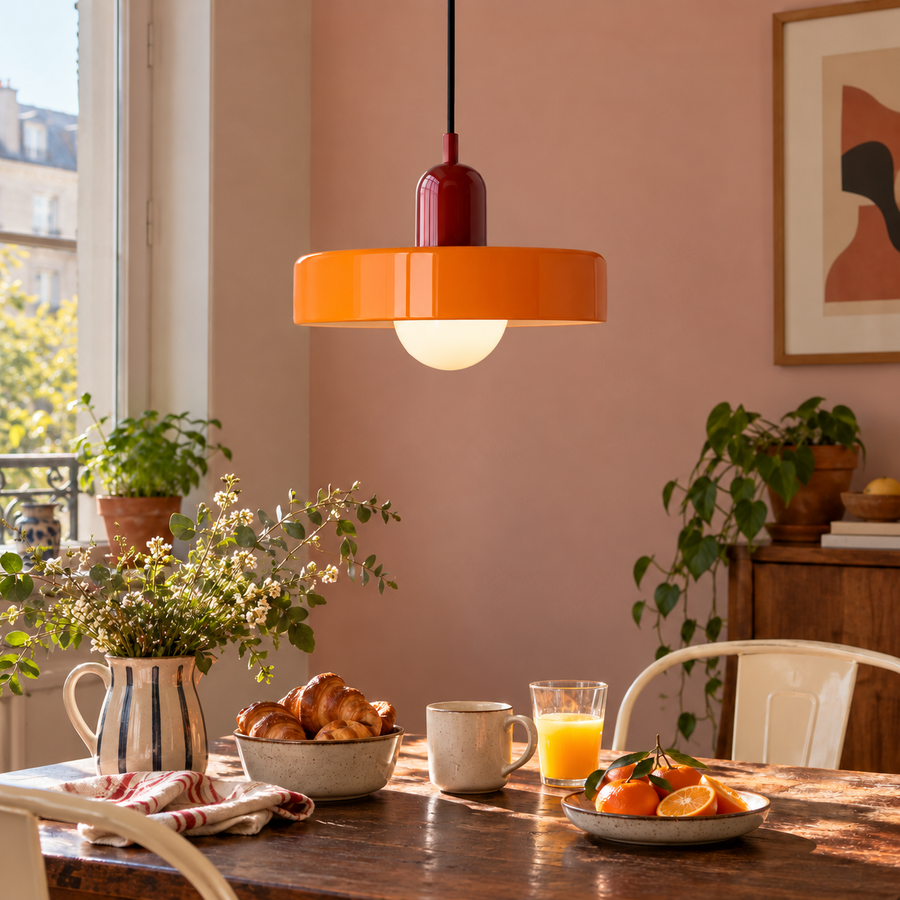 Photo d’ambiance créée : Sixties dans un intérieur habité.