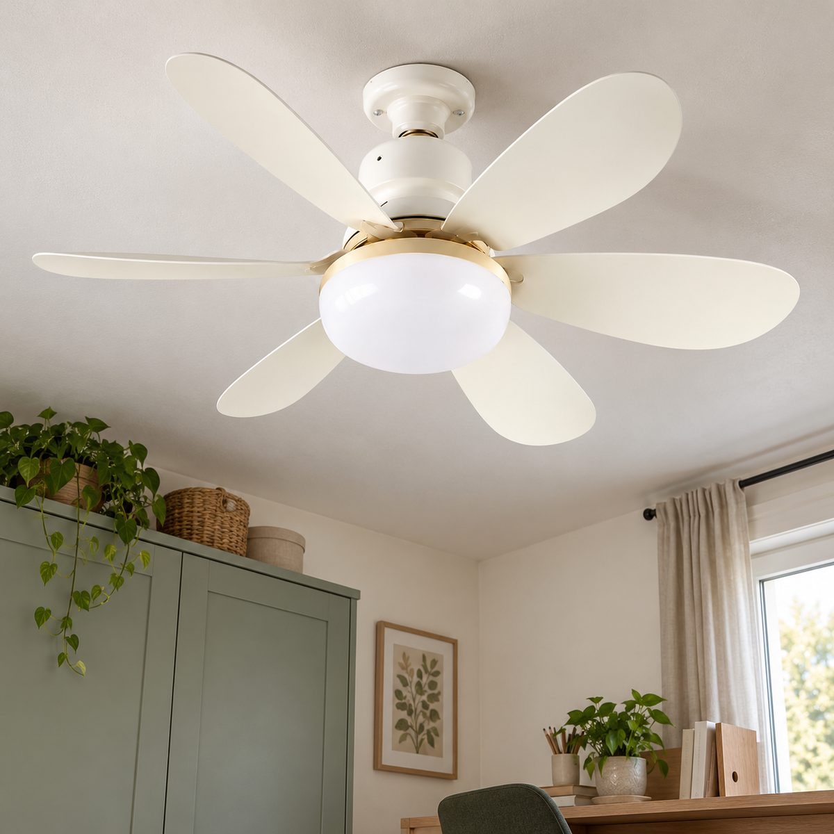 Photo d’ambiance créée : AeroVent dans un intérieur habité.