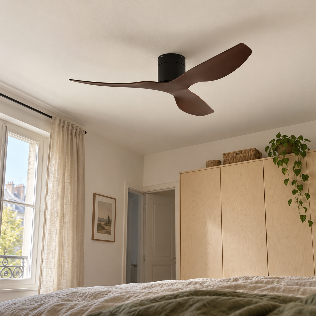 Photo d’ambiance créée : Sirocco dans un intérieur habité.