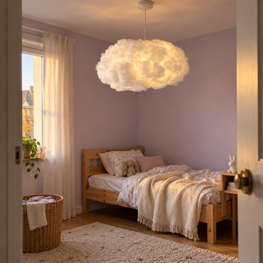 Photo d’ambiance créée : Cumulus dans un intérieur habité.