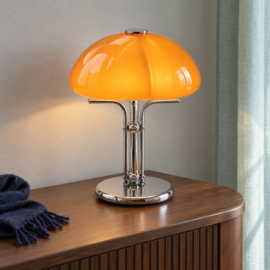 Photo d’ambiance créée : Girolle dans un intérieur habité.