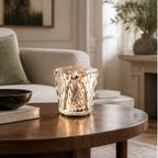 Lampe de table diamant — salon — mise en scène illustrative 2