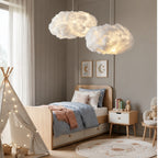 Suspension nuage en coton — child — mise en scène illustrative 1