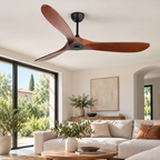 ventilateur noir brun — noir et brun, vue illustrative 3