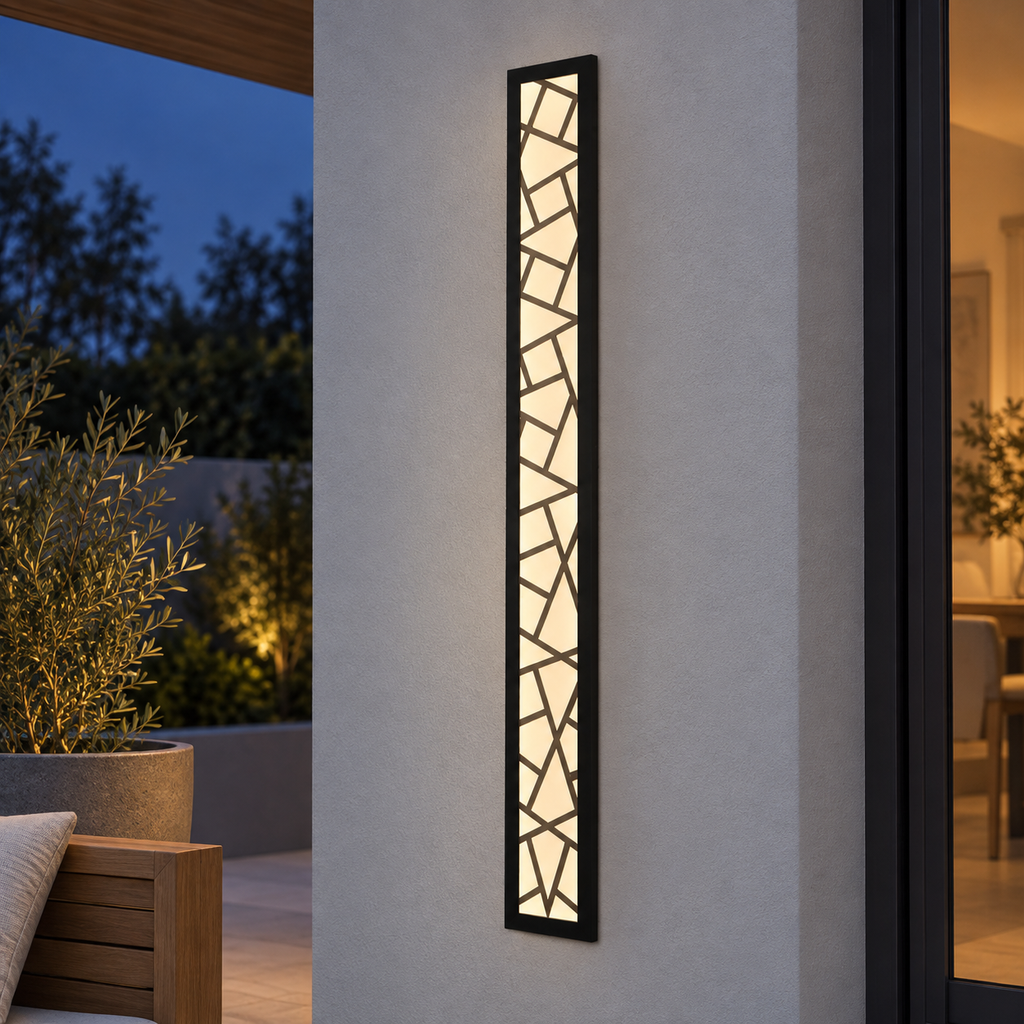 Mosaïque — mise en scène générée : terrasse, lumière chaude