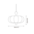 Dimensions de la suspension Nolune Ø 40 × H 27 cm
