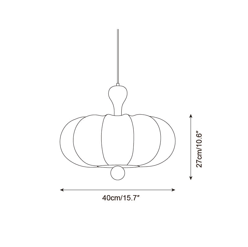 Dimensions de la suspension Nolune Ø 40 × H 27 cm