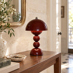 Perlina bordeaux sur une console d’entrée