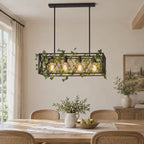 Suspension Treille 63 cm noire — trois ambiances illustratives, 12 secondes