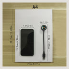 Cadeau USB projection coucher de soleil — présentation photographique du modèle à col flexible et prise USB directe, 12 secondes. Téléphone et décor non fournis.