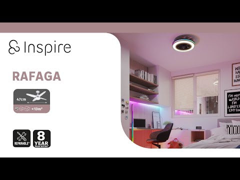 Briselle — installation et utilisation du modèle Rafaga, tutoriel officiel Inspire Lighting.