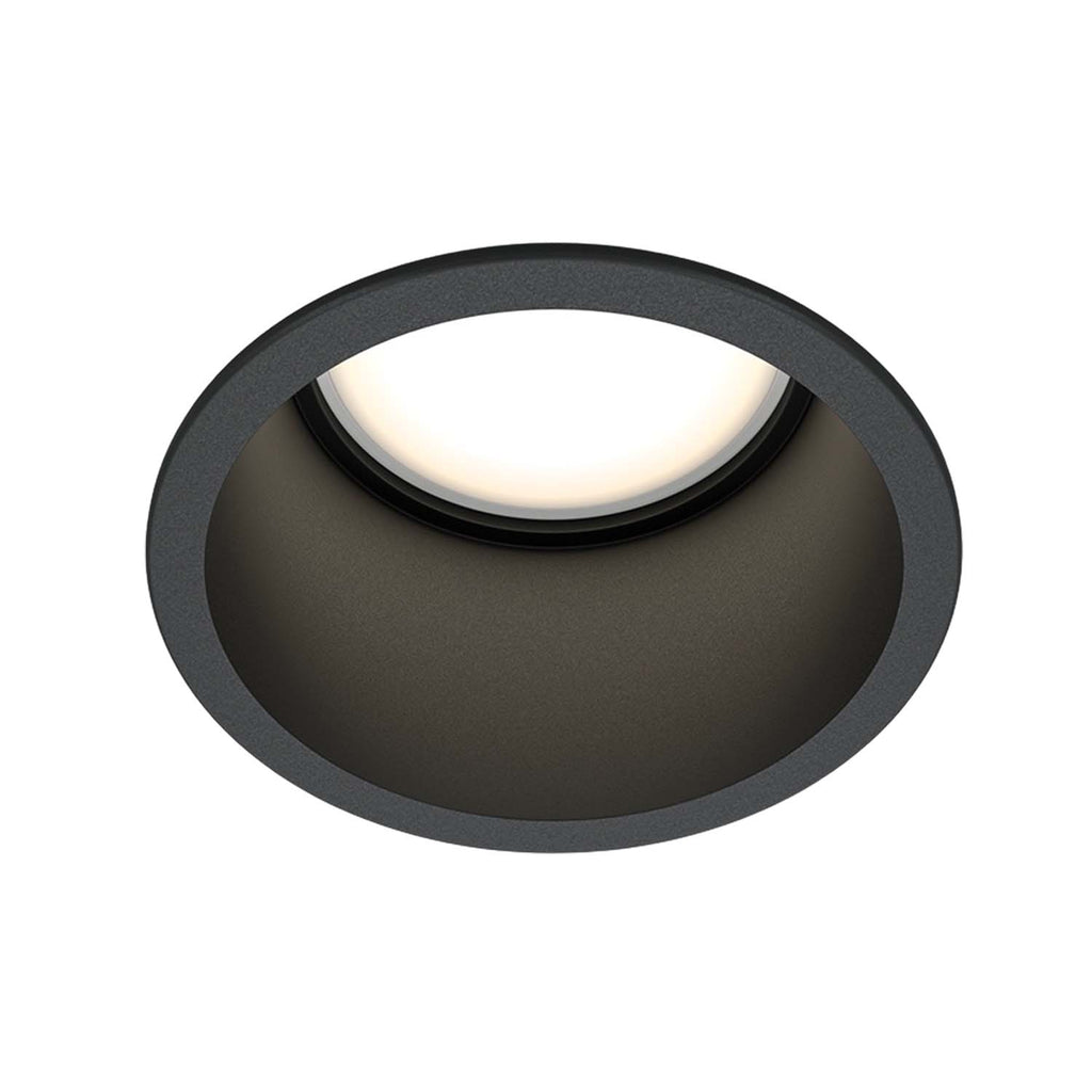 REIF - Spot rond encastré design, noir, blanc ou doré 68mm