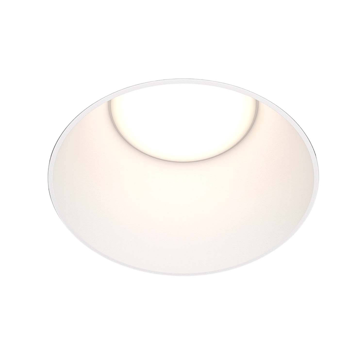 SHARE - Spot encastré invisible rond en acier design et moderne