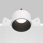 SHARE - Spot encastré invisible rond en acier design et moderne
