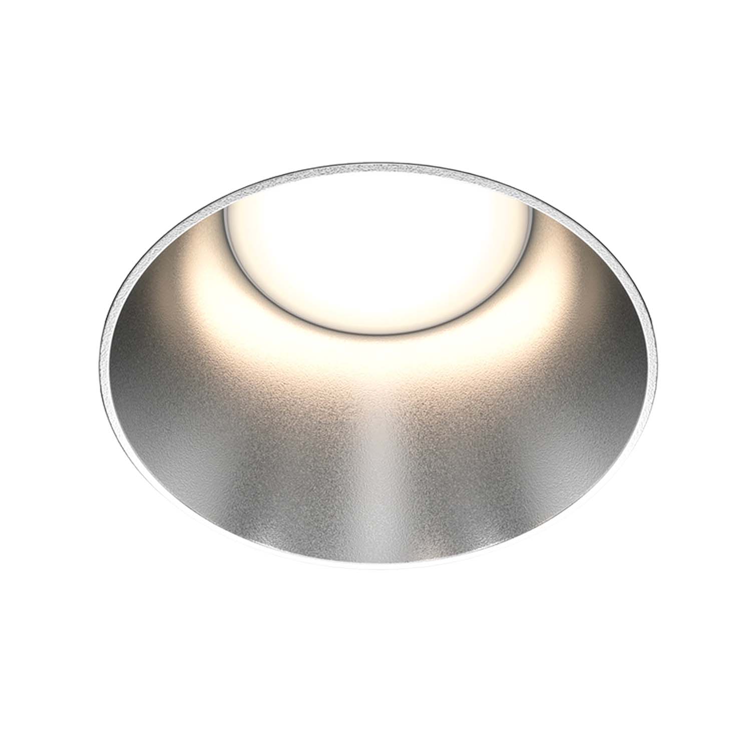 SHARE - Spot encastré invisible rond en acier design et moderne