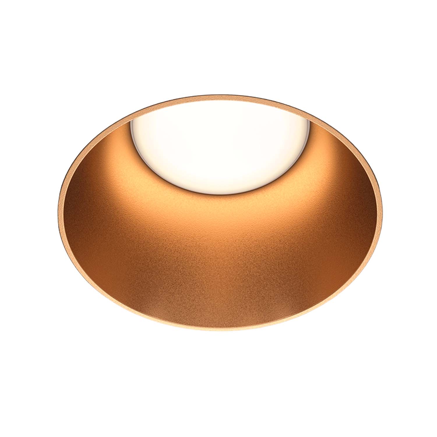 SHARE - Spot encastré invisible rond en acier design et moderne