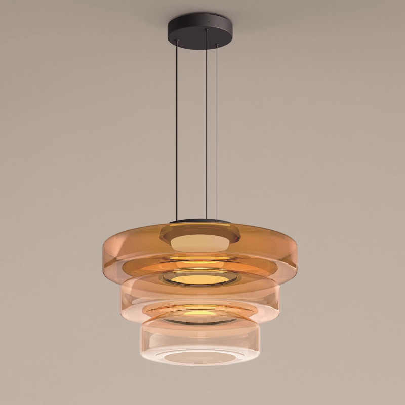 Stratéa Suspension Verre Structure à Plusieurs Niveaux - 12