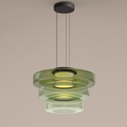 Stratéa Suspension Verre Structure à Plusieurs Niveaux - 15