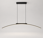 Suspension LED en arc 100 cm — finition noire