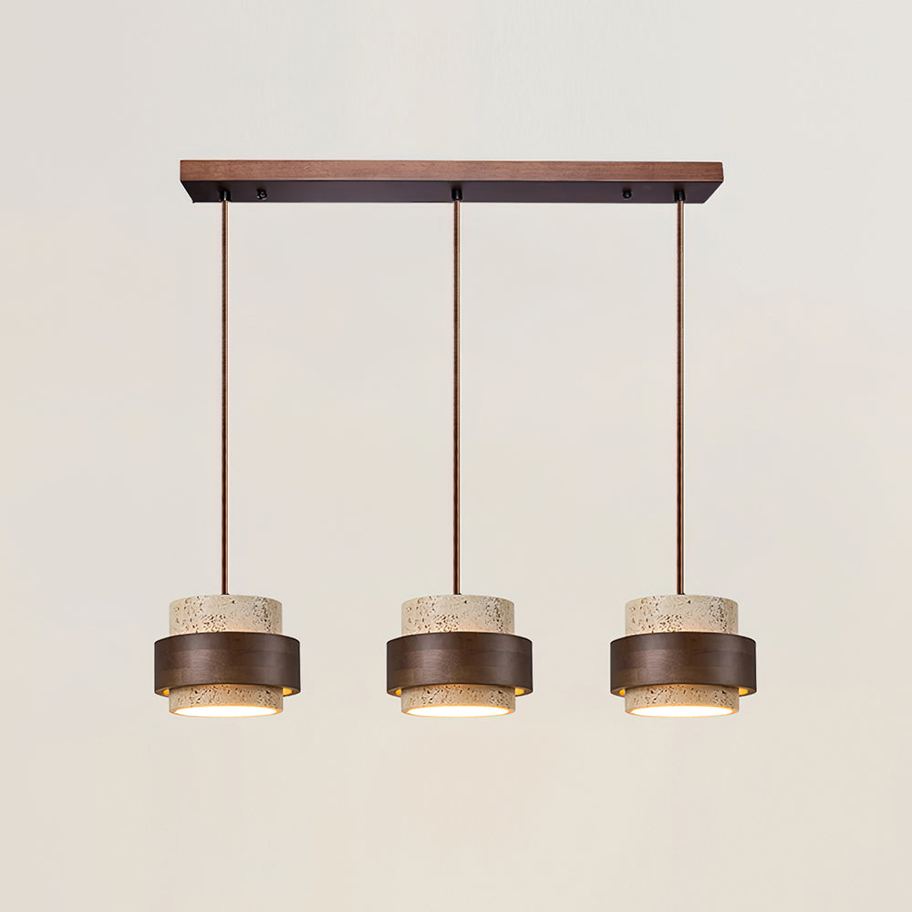 Tavélia — suspension à trois lampes en ligne