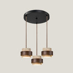 Tavélia — suspension à trois lampes sur base ronde