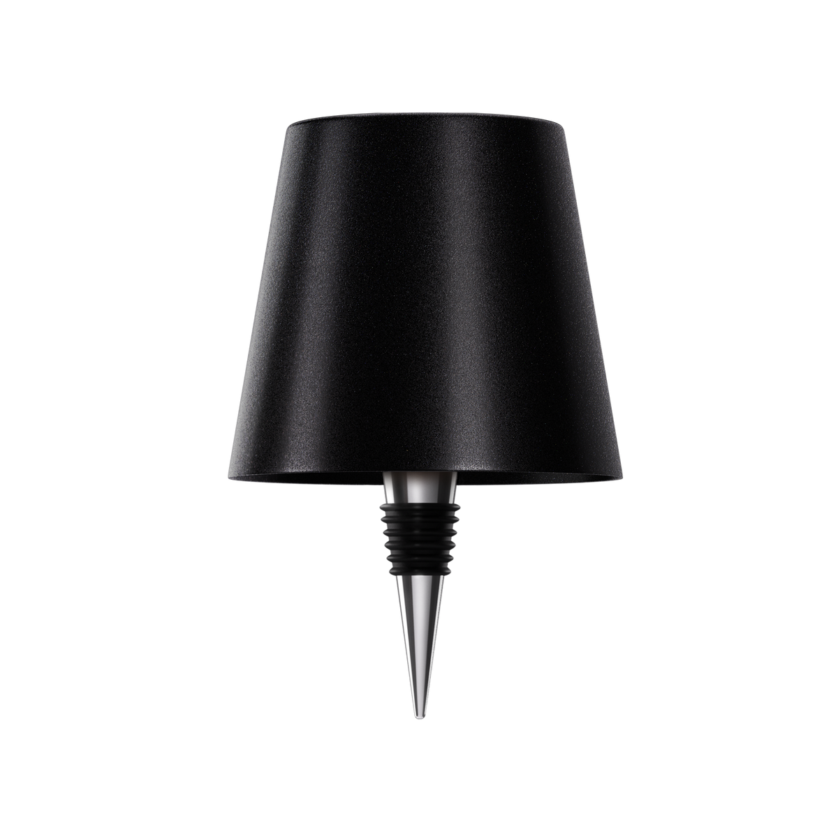 Vinea | Lampe nomade pour bouteille – noir