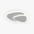 Plafonnier LED Zeno blanc au design géométrique