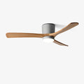 Zéphire — ventilateur de plafond en bois avec lumière, vue 1