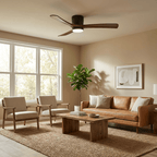 Zéphire — ventilateur de plafond en bois avec lumière, vue 11