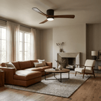 Zéphire — ventilateur de plafond en bois avec lumière, vue 6