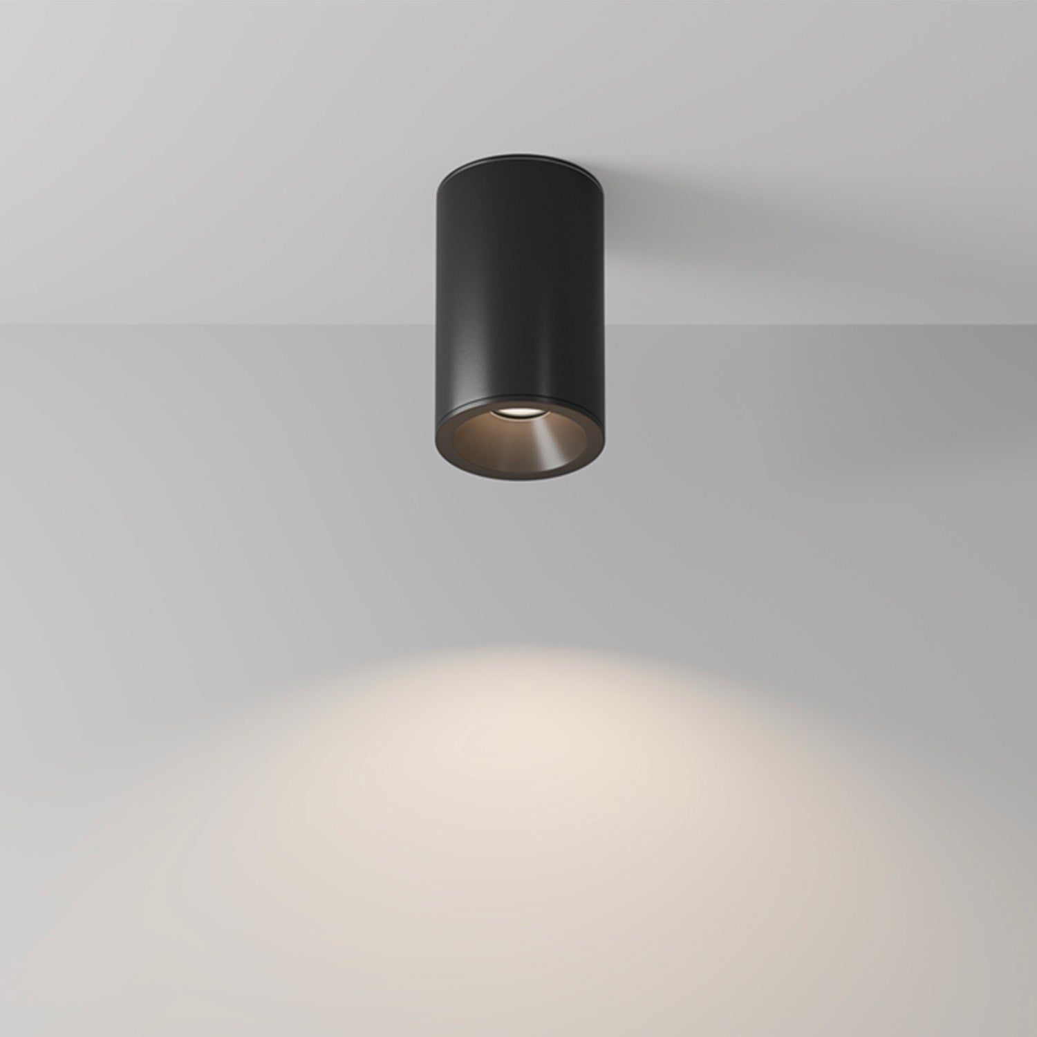 Spot de plafond Oréa noir – vue complémentaire